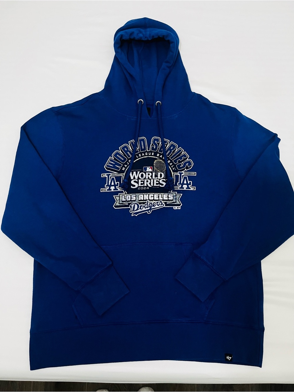 47 Los Angeles Dodgers Royal Blue World Series Hoodie
